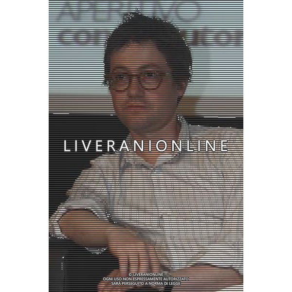 Milano 10 luglio 2010 La Fondazione Corriere della Sera, per il quinto anno consecutivo, cura gli Aperitivi con gli autori, incontri che mirano ad avvicinare il pubblico ai protagonisti de La Milanesiana. I paradossi della scrittura nella foto: Adam Thirlwell, foto Sorano /ag.Aldo Liverani sas