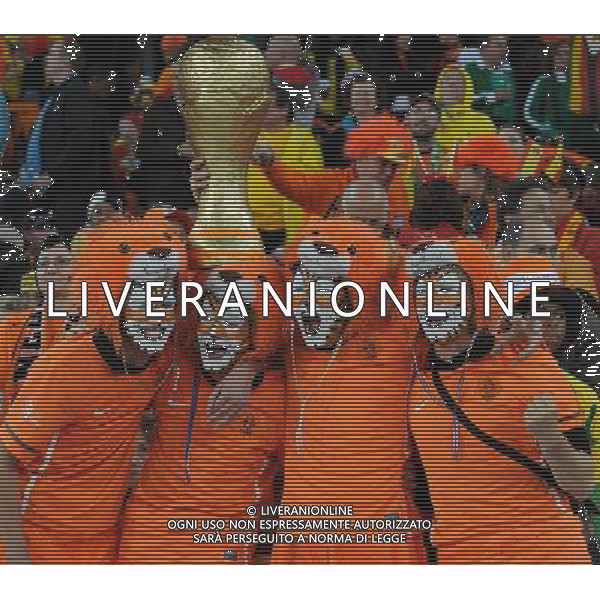 Fifa World Cup Sud Africa 2010 Match #64 Finale Johannesburg (Soccer City Stadium) - 11.07.2010 Olanda-Spagna Nella Foto: TIFOSI /Ph.Vitez-Ag. Aldo Liverani