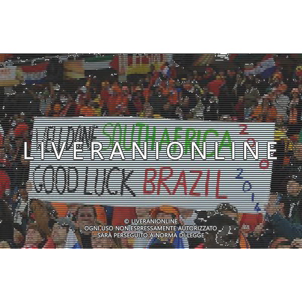 Fifa World Cup Sud Africa 2010 Match #64 Finale Johannesburg (Soccer City Stadium) - 11.07.2010 Olanda-Spagna Nella Foto: TIFOSI /Ph.Vitez-Ag. Aldo Liverani