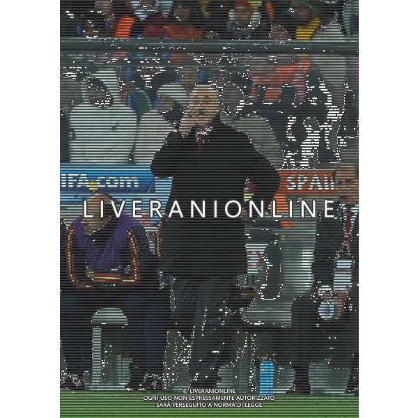 Fifa World Cup Sud Africa 2010 Match #64 Finale Johannesburg (Soccer City Stadium) - 11.07.2010 Olanda-Spagna Nella Foto:del bosque /Ph.Vitez-Ag. Aldo Liverani