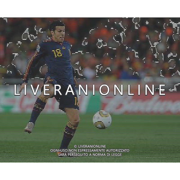 Fifa World Cup Sud Africa 2010 Match #64 Finale Johannesburg (Soccer City Stadium) - 11.07.2010 Olanda-Spagna Nella Foto:pedro /Ph.Vitez-Ag. Aldo Liverani