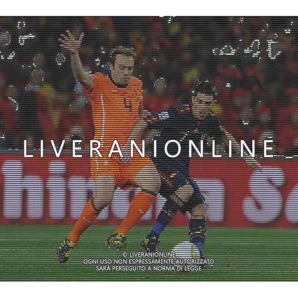 Fifa World Cup Sud Africa 2010 Match #64 Finale Johannesburg (Soccer City Stadium) - 11.07.2010 Olanda-Spagna Nella Foto:vill mathijsen /Ph.Vitez-Ag. Aldo Liverani