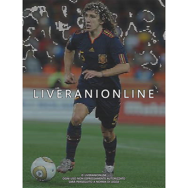 Fifa World Cup Sud Africa 2010 Match #64 Finale Johannesburg (Soccer City Stadium) - 11.07.2010 Olanda-Spagna Nella Foto:puyol /Ph.Vitez-Ag. Aldo Liverani