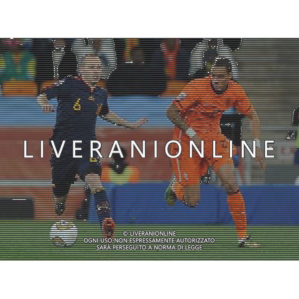 Fifa World Cup Sud Africa 2010 Match #64 Finale Johannesburg (Soccer City Stadium) - 11.07.2010 Olanda-Spagna Nella Foto:iniesta /Ph.Vitez-Ag. Aldo Liverani