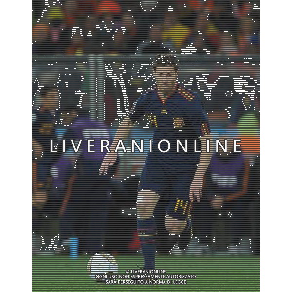 Fifa World Cup Sud Africa 2010 Match #64 Finale Johannesburg (Soccer City Stadium) - 11.07.2010 Olanda-Spagna Nella Foto:xabi alonso /Ph.Vitez-Ag. Aldo Liverani