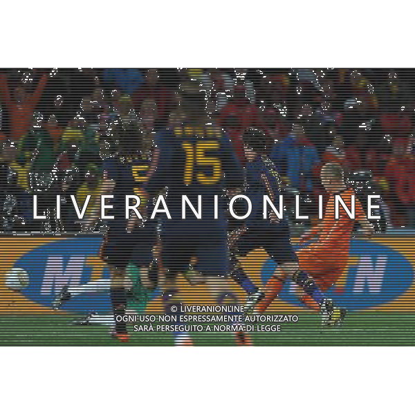 Fifa World Cup Sud Africa 2010 Match #64 Finale Johannesburg (Soccer City Stadium) - 11.07.2010 Olanda-Spagna Nella Foto:occasione robben /Ph.Vitez-Ag. Aldo Liverani