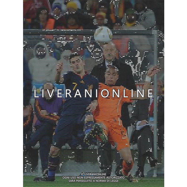Fifa World Cup Sud Africa 2010 Match #64 Finale Johannesburg (Soccer City Stadium) - 11.07.2010 Olanda-Spagna Nella Foto:van der wiel villa /Ph.Vitez-Ag. Aldo Liverani