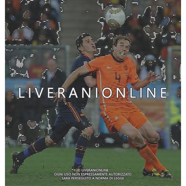 Fifa World Cup Sud Africa 2010 Match #64 Finale Johannesburg (Soccer City Stadium) - 11.07.2010 Olanda-Spagna Nella Foto:villa /Ph.Vitez-Ag. Aldo Liverani