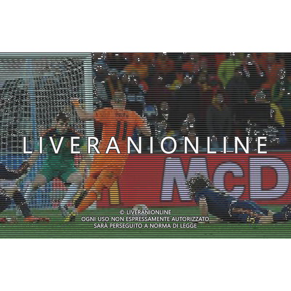 Fifa World Cup Sud Africa 2010 Match #64 Finale Johannesburg (Soccer City Stadium) - 11.07.2010 Olanda-Spagna Nella Foto:occasione robben /Ph.Vitez-Ag. Aldo Liverani