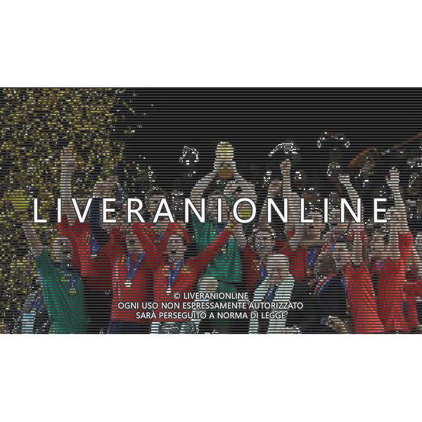 Fifa World Cup Sud Africa 2010 Match #64 Finale Johannesburg (Soccer City Stadium) - 11.07.2010 Olanda-Spagna Nella Foto:casillas alza la coppa /Ph.Vitez-Ag. Aldo Liverani