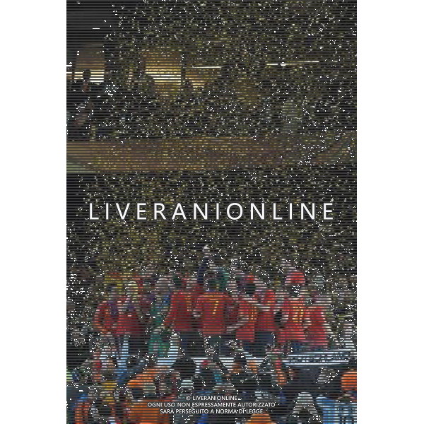Fifa World Cup Sud Africa 2010 Match #64 Finale Johannesburg (Soccer City Stadium) - 11.07.2010 Olanda-Spagna Nella Foto:premiazione /Ph.Vitez-Ag. Aldo Liverani
