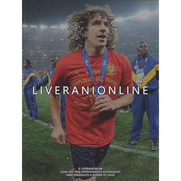 Fifa World Cup Sud Africa 2010 Match #64 Finale Johannesburg (Soccer City Stadium) - 11.07.2010 Olanda-Spagna Nella Foto:puyol /Ph.Vitez-Ag. Aldo Liverani