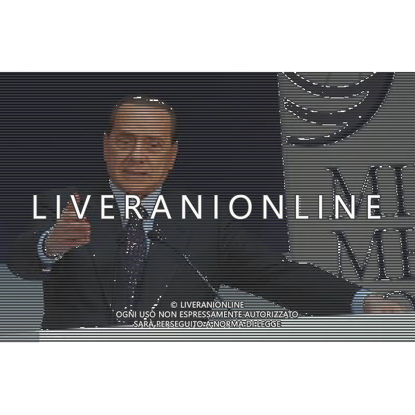 MILANO 12/7/2010 PALAZZO MEZZANOTTE PIAZZA AFFARI, 6 FORUM ECONOMICO E FINANZIARIO PER IL MEDITERRANEO NELLA FOTO SILVIO BERLUSCONI FOTO ROMANO/AG ALDO LIVERANI