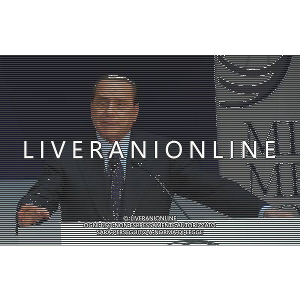 MILANO 12/7/2010 PALAZZO MEZZANOTTE PIAZZA AFFARI, 6 FORUM ECONOMICO E FINANZIARIO PER IL MEDITERRANEO NELLA FOTO SILVIO BERLUSCONI FOTO ROMANO/AG ALDO LIVERANI