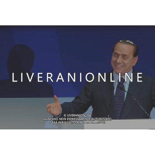 MILANO 12/7/2010 PALAZZO MEZZANOTTE PIAZZA AFFARI, 6 FORUM ECONOMICO E FINANZIARIO PER IL MEDITERRANEO NELLA FOTO SILVIO BERLUSCONI FOTO ROMANO/AG ALDO LIVERANI