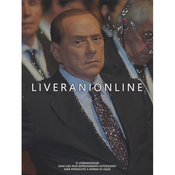 MILANO 12/7/2010 PALAZZO MEZZANOTTE PIAZZA AFFARI, 6 FORUM ECONOMICO E FINANZIARIO PER IL MEDITERRANEO NELLA FOTO SILVIO BERLUSCONI FOTO ROMANO/AG ALDO LIVERANI