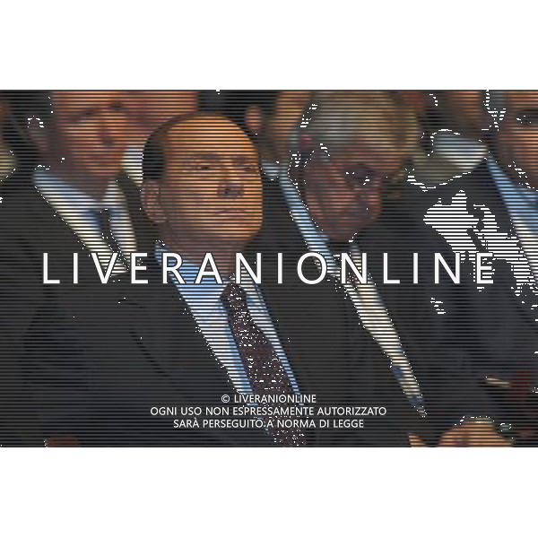 MILANO 12/7/2010 PALAZZO MEZZANOTTE PIAZZA AFFARI, 6 FORUM ECONOMICO E FINANZIARIO PER IL MEDITERRANEO NELLA FOTO SILVIO BERLUSCONI FOTO ROMANO/AG ALDO LIVERANI