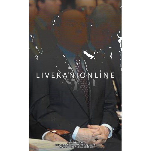 MILANO 12/7/2010 PALAZZO MEZZANOTTE PIAZZA AFFARI, 6 FORUM ECONOMICO E FINANZIARIO PER IL MEDITERRANEO NELLA FOTO SILVIO BERLUSCONI FOTO ROMANO/AG ALDO LIVERANI