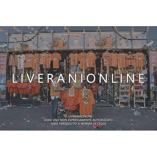 Fans of the Dutch soccer in Amsterdam, Netherlands on 2010-07-11 Spain defeated the Dutch with a 1-0 score in extra time. by Wiktor Dabkowski - Photoshot - Ag. Aldo Liverani sas ITALY ONLY