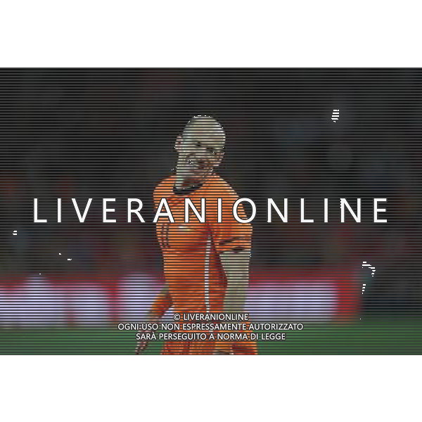 (100712) -- JOHANNESBURG, July 12, 2010 () -- Arjen Robben of the Netherlands reacts during the World Cup final against Spain at Soccer City stadium in Johannesburg, South Africa, July 11, 2010. (/Wang Yuguo) ©Photoshot/Agenzia Aldo Liverani Sas - ITALY ONLY: OLANDA - SPAGNA FINALE FIFA WORLD CUP CAMPIONATI MONDIALI SUD AFRICA 2010
