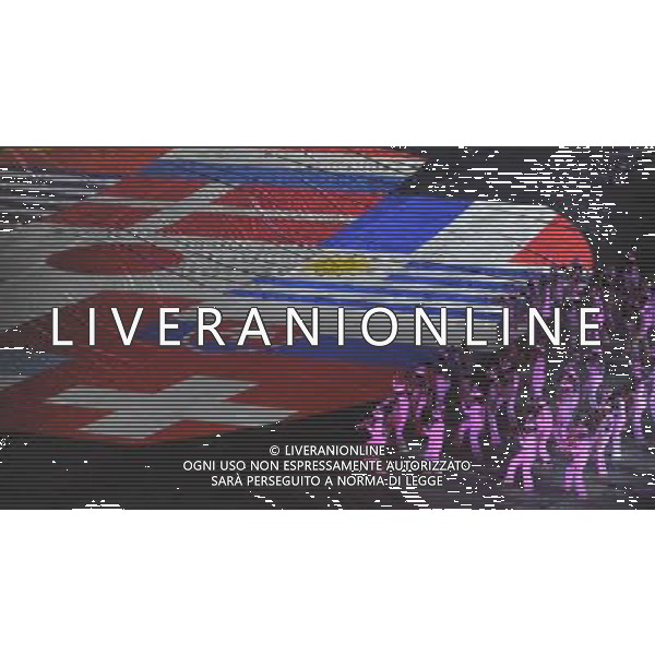 (100712) -- JOHANNESBURG, July 12, 2010 () -- Actors perform during the closing ceremony of the 2010 FIFA football World Cup ahead of the final between the Netherlands and Spain on July 11, 2010 at Soccer City stadium in Johannesburg, South Africa. (/Xu Suhui) ©Photoshot/Agenzia Aldo Liverani Sas - ITALY ONLY - CERIMONIA DI CHIUSURA FIFA WORLD CUP CAMPIONATI MONDIALI SUD AFRICA 2010