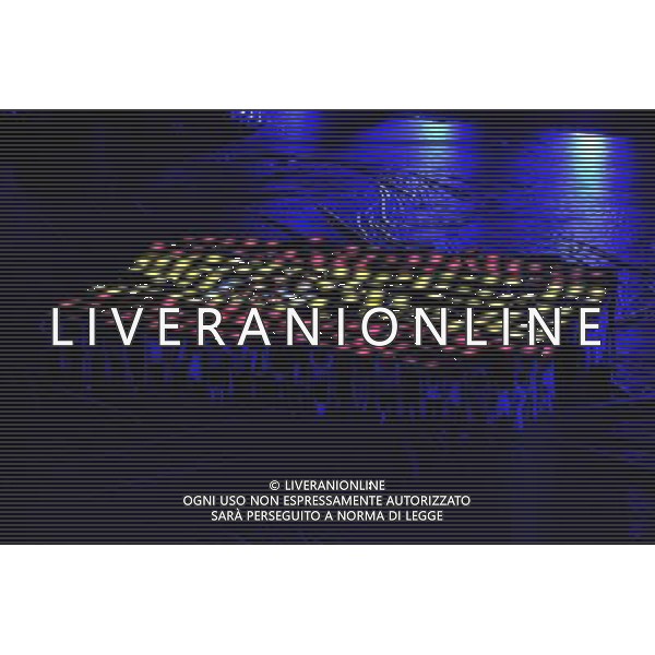 (100712) -- JOHANNESBURG, July 12, 2010 () -- The national flag of Spain is seen during the closing ceremony of the 2010 FIFA football World Cup ahead of the final between the Netherlands and Spain on July 11, 2010 at Soccer City stadium in Johannesburg, South Africa. (/Xu Suhui) ©Photoshot/Agenzia Aldo Liverani Sas - ITALY ONLY - CERIMONIA DI CHIUSURA FIFA WORLD CUP CAMPIONATI MONDIALI SUD AFRICA 2010