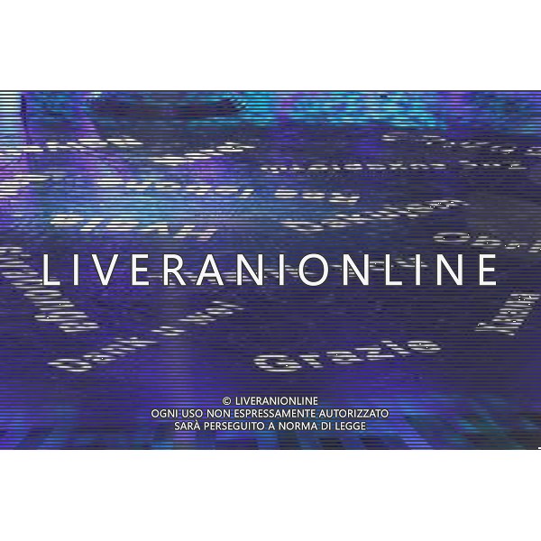 (100712) -- JOHANNESBURG, July 12, 2010 () -- A projection is seen on the field during the closing ceremony of the 2010 FIFA football World Cup ahead of the final between the Netherlands and Spain on July 11, 2010 at Soccer City stadium in Johannesburg, South Africa. (/Xing Guangli) ©Photoshot/Agenzia Aldo Liverani Sas - ITALY ONLY - CERIMONIA DI CHIUSURA FIFA WORLD CUP CAMPIONATI MONDIALI SUD AFRICA 2010