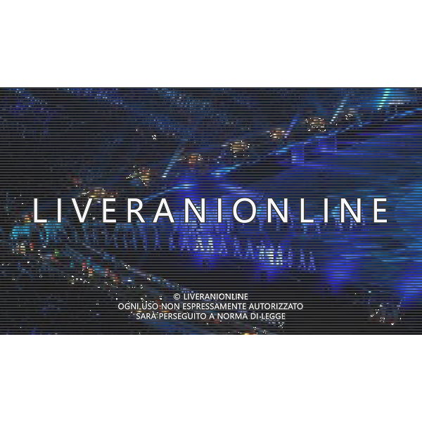 (100712) -- JOHANNESBURG, July 12, 2010 () -- Elephant puppeteers perform during the closing ceremony of the 2010 FIFA football World Cup ahead of the final between the Netherlands and Spain on July 11, 2010 at Soccer City stadium in Johannesburg, South Africa. (/Chen Haitong) ©Photoshot/Agenzia Aldo Liverani Sas - ITALY ONLY - CERIMONIA DI CHIUSURA FIFA WORLD CUP CAMPIONATI MONDIALI SUD AFRICA 2010