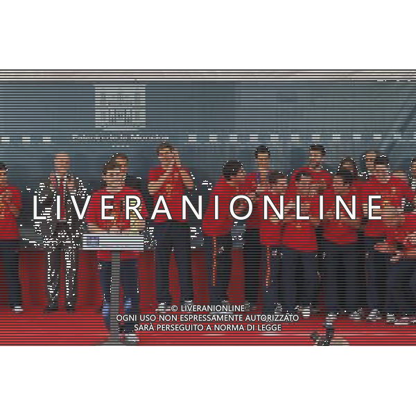 Madrid (12/07/10).- Los jugadores de la Seleccion Espanola, Campeona del Mundo 2010, son recibidos en el Palacio de Moncloa por el Presidente del gobierno, Jose Luis Rodriguez Zapatero. © Alex Cid-Fuentes/ALFAQUI - Ag. Aldo Liverani sas ITALY ONLY LA NAZIONALE SPAGNOLA DI CALCIO RICEVUTA AL PALAZZO DE LA MONCLOA DA ZAPATERO nella foto: IKER CASILLAS