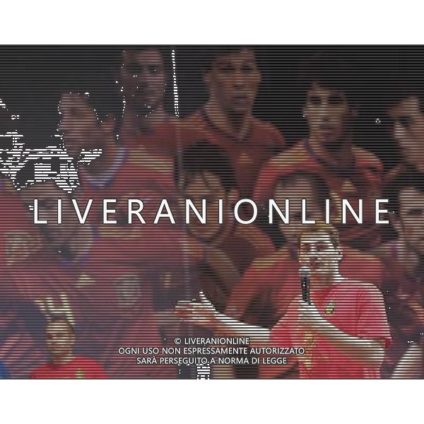 Spain\'s Iker Casillas during the celebration of the victory in the FIFA World Cup.July, 7, 2010. Photo: Acero / Alter / ALFAQUI - Ag. Aldo Liverani sas ITALY ONLY FESTEGGIAMENTI A MADRID DELLA NAZIONALE SPAGNOLA DI CALCIO DOPO LA VITTORIA DELLA COPPA DEL MONDO IN SUD AFRICA 2010