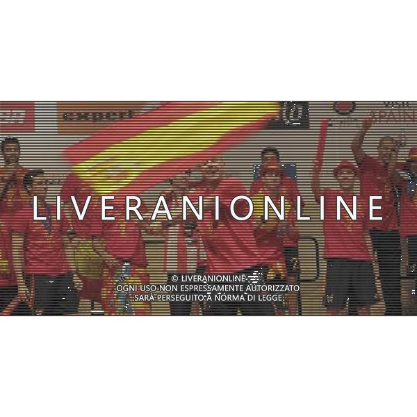 Spain\'s Pepe Reina during the celebration of the victory in the FIFA World Cup.July, 7, 2010. Photo: Acero / Alter / ALFAQUI - Ag. Aldo Liverani sas ITALY ONLY FESTEGGIAMENTI A MADRID DELLA NAZIONALE SPAGNOLA DI CALCIO DOPO LA VITTORIA DELLA COPPA DEL MONDO IN SUD AFRICA 2010