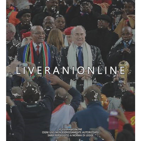 Fifa World Cup Sud Africa 2010 Match #64 Finale Johannesburg (Soccer City Stadium) - 11.07.2010 Olanda-Spagna Nella Foto:Joseph BLATTER-ZUMA /Ph.Vitez-Ag. Aldo Liverani