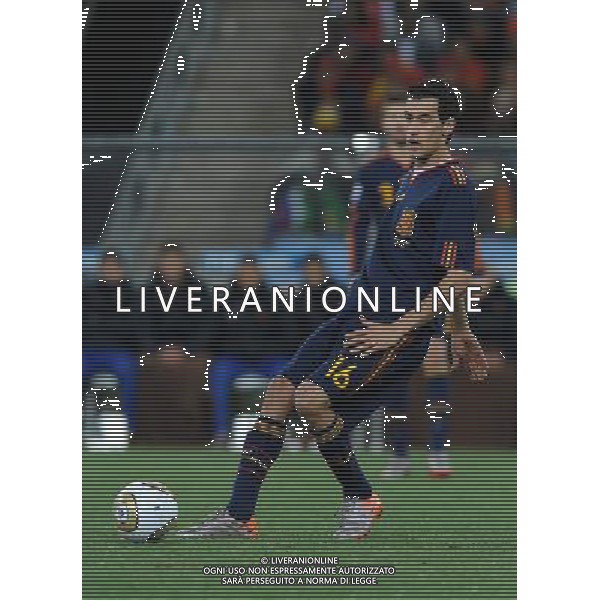 Fifa World Cup Sud Africa 2010 Match #64 Finale Johannesburg (Soccer City Stadium) - 11.07.2010 Olanda-Spagna Nella Foto:Sergio BUSQUETS /Ph.Vitez-Ag. Aldo Liverani