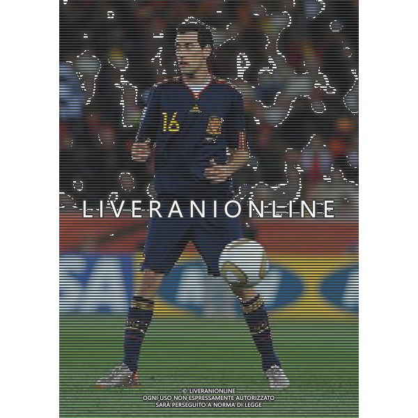 Fifa World Cup Sud Africa 2010 Match #64 Finale Johannesburg (Soccer City Stadium) - 11.07.2010 Olanda-Spagna Nella Foto:Sergio BUSQUETS /Ph.Vitez-Ag. Aldo Liverani