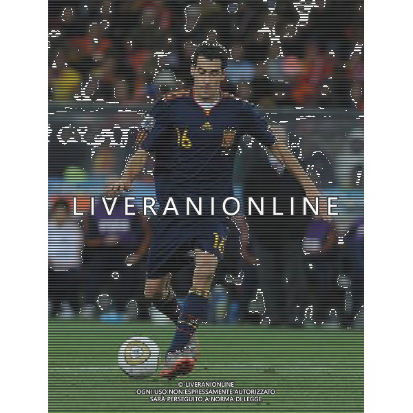 Fifa World Cup Sud Africa 2010 Match #64 Finale Johannesburg (Soccer City Stadium) - 11.07.2010 Olanda-Spagna Nella Foto:Sergio BUSQUETS /Ph.Vitez-Ag. Aldo Liverani