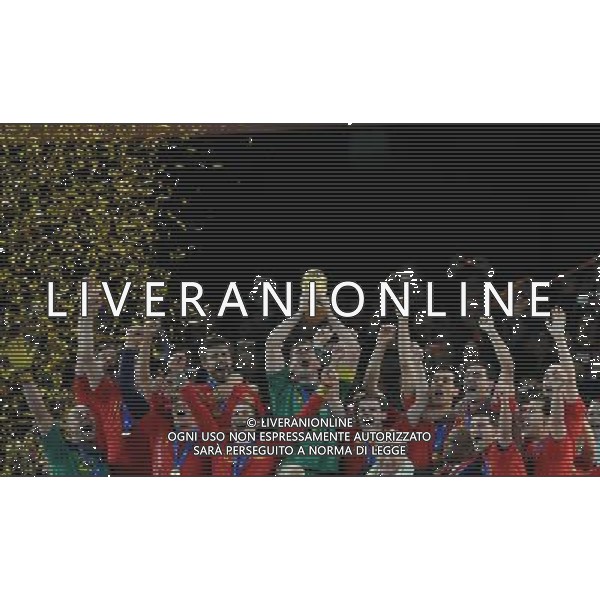 Fifa World Cup Sud Africa 2010 Match #64 Finale Johannesburg (Soccer City Stadium) - 11.07.2010 Olanda-Spagna Nella Foto:Iker CASILLAS alza la coppa del mondo /Ph.Vitez-Ag. Aldo Liverani