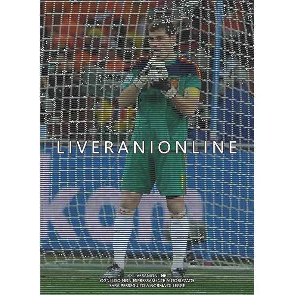 Fifa World Cup Sud Africa 2010 Match #64 Finale Johannesburg (Soccer City Stadium) - 11.07.2010 Olanda-Spagna Nella Foto:Iker CASILLAS /Ph.Vitez-Ag. Aldo Liverani