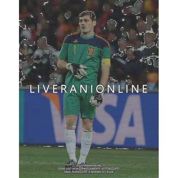 Fifa World Cup Sud Africa 2010 Match #64 Finale Johannesburg (Soccer City Stadium) - 11.07.2010 Olanda-Spagna Nella Foto:Iker CASILLAS /Ph.Vitez-Ag. Aldo Liverani