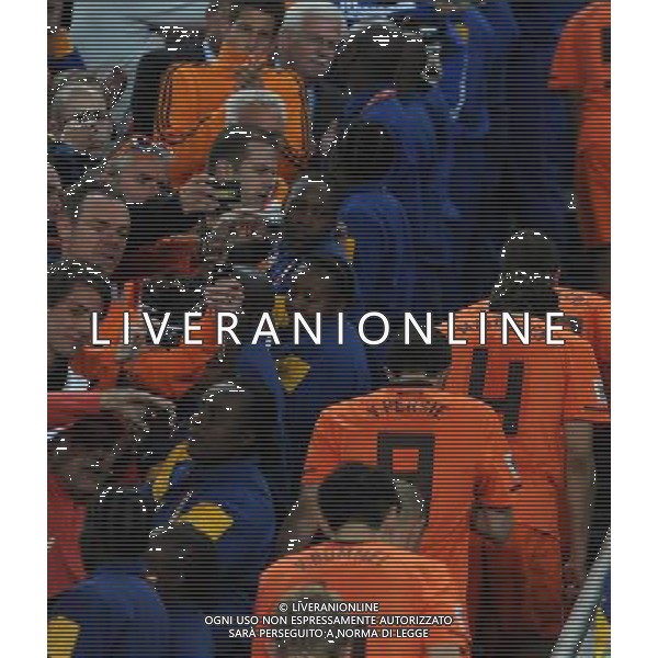 Fifa World Cup Sud Africa 2010 Match #64 Finale Johannesburg (Soccer City Stadium) - 11.07.2010 Olanda-Spagna Nella Foto:Delusione giocatori Olanda /Ph.Vitez-Ag. Aldo Liverani