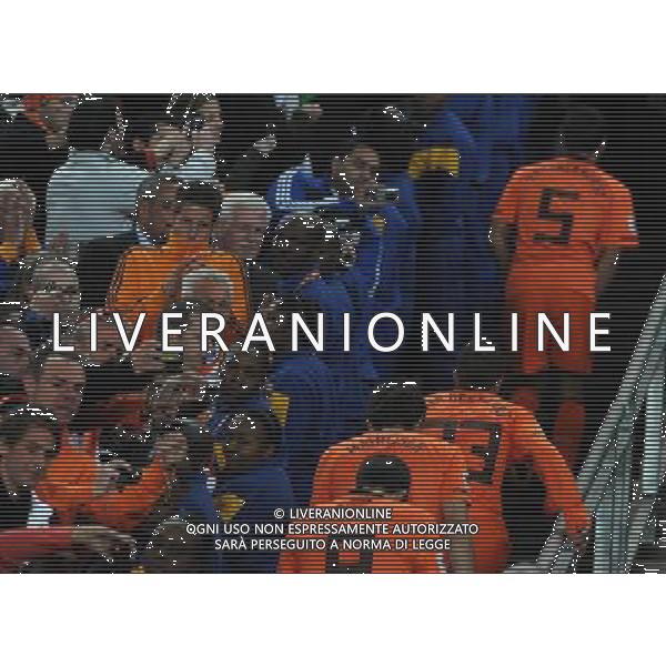 Fifa World Cup Sud Africa 2010 Match #64 Finale Johannesburg (Soccer City Stadium) - 11.07.2010 Olanda-Spagna Nella Foto:Delusione giocatori Olanda /Ph.Vitez-Ag. Aldo Liverani