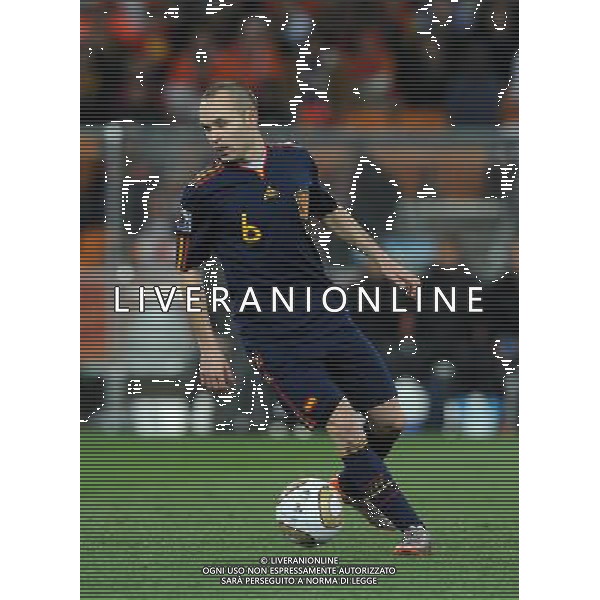 Fifa World Cup Sud Africa 2010 Match #64 Finale Johannesburg (Soccer City Stadium) - 11.07.2010 Olanda-Spagna Nella Foto:Andres INIESTA /Ph.Vitez-Ag. Aldo Liverani