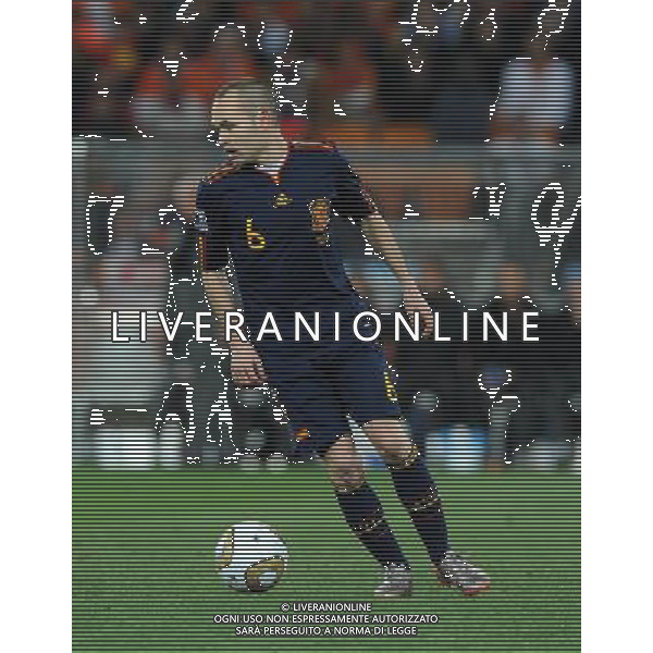 Fifa World Cup Sud Africa 2010 Match #64 Finale Johannesburg (Soccer City Stadium) - 11.07.2010 Olanda-Spagna Nella Foto:Andres INIESTA /Ph.Vitez-Ag. Aldo Liverani