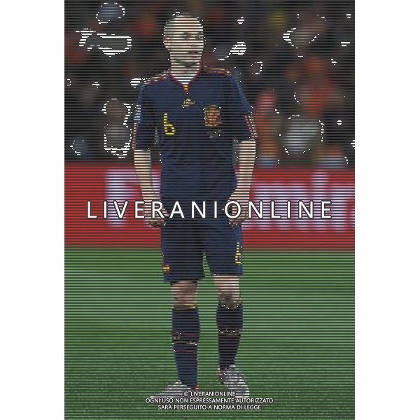 Fifa World Cup Sud Africa 2010 Match #64 Finale Johannesburg (Soccer City Stadium) - 11.07.2010 Olanda-Spagna Nella Foto:Andres INIESTA /Ph.Vitez-Ag. Aldo Liverani