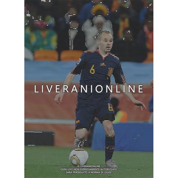 Fifa World Cup Sud Africa 2010 Match #64 Finale Johannesburg (Soccer City Stadium) - 11.07.2010 Olanda-Spagna Nella Foto:Andres INIESTA /Ph.Vitez-Ag. Aldo Liverani