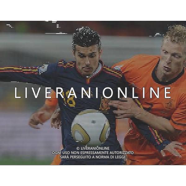 Fifa World Cup Sud Africa 2010 Match #64 Finale Johannesburg (Soccer City Stadium) - 11.07.2010 Olanda-Spagna Nella Foto:PEDRO-Dirk KUYT /Ph.Vitez-Ag. Aldo Liverani