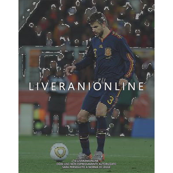 Fifa World Cup Sud Africa 2010 Match #64 Finale Johannesburg (Soccer City Stadium) - 11.07.2010 Olanda-Spagna Nella Foto:Gerard PIQUE /Ph.Vitez-Ag. Aldo Liverani