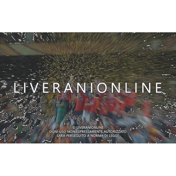 Fifa World Cup Sud Africa 2010 Match #64 Finale Johannesburg (Soccer City Stadium) - 11.07.2010 Olanda-Spagna Nella Foto:Premiazione spagna sul podio /Ph.Vitez-Ag. Aldo Liverani