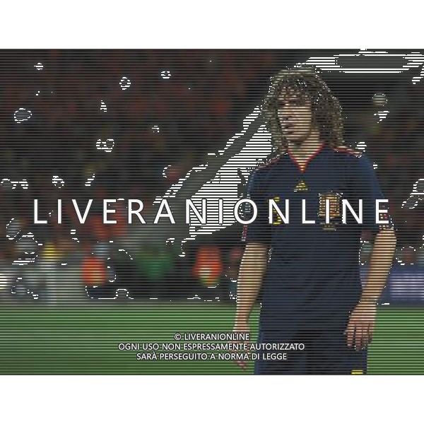 Fifa World Cup Sud Africa 2010 Match #64 Finale Johannesburg (Soccer City Stadium) - 11.07.2010 Olanda-Spagna Nella Foto:Carles PUYOL /Ph.Vitez-Ag. Aldo Liverani