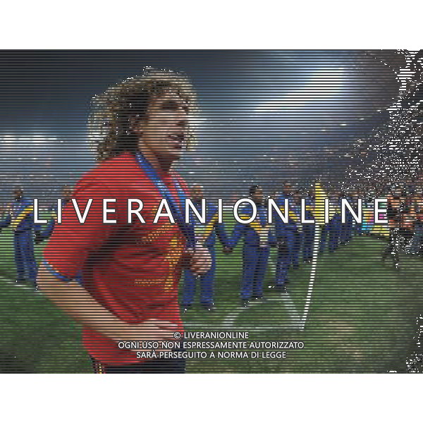 Fifa World Cup Sud Africa 2010 Match #64 Finale Johannesburg (Soccer City Stadium) - 11.07.2010 Olanda-Spagna Nella Foto:Carles PUYOL /Ph.Vitez-Ag. Aldo Liverani