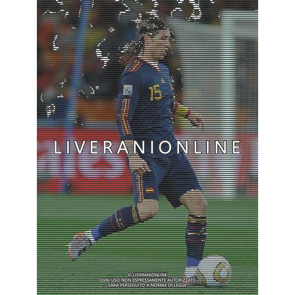 Fifa World Cup Sud Africa 2010 Match #64 Finale Johannesburg (Soccer City Stadium) - 11.07.2010 Olanda-Spagna Nella Foto:SERGIO RAMOS /Ph.Vitez-Ag. Aldo Liverani